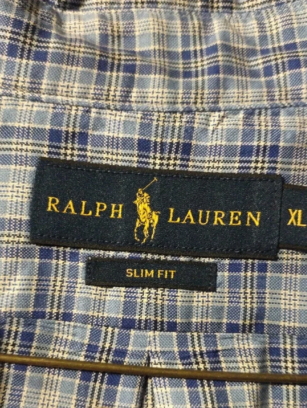 Polo by Ralph Lauren Light Blue Plaid Long-Sleeve Button-Down Shirt